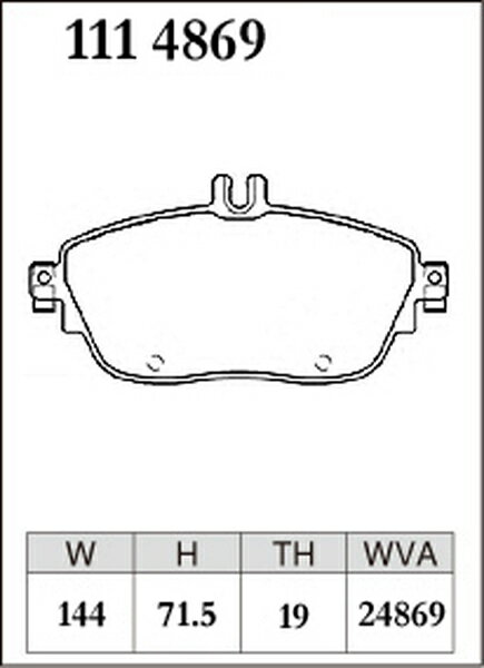 W176 176042 �֥졼���ѥå� �ե���Ⱥ������å� �ǥ������� P������ 1114869 DIXCEL �ե���ȤΤ� A-Class �֥졼���ѥå� sgw��ŹƬ�����б����ʡ�