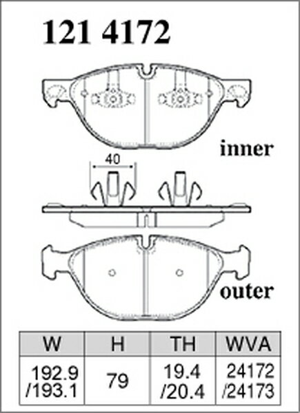 X5 E70 ZV44S ブレーキパッド フロント左右セット ディクセル Zタイプ 1214172 DIXCEL フロントのみ ブレーキパット sgw【店頭受取対応商品】