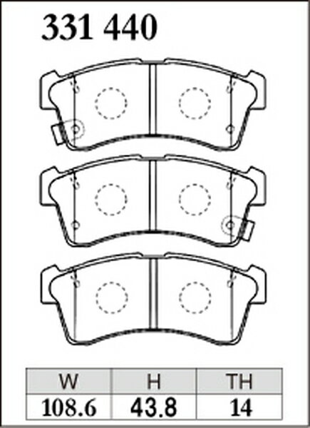 N-ONE JG3 JG4 �֥졼���ѥå� �ե���Ⱥ������å� �ǥ������� KP������ 331440 DIXCEL �ե���ȤΤ� NONE �֥졼���ѥå� sgw��ŹƬ�����б����ʡ�