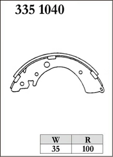 アスコット CB1 CB3 ブレーキシュー リア左右セット ディクセル RGMタイプ 3351040 DIXCEL リアのみ ASCOT スピンターン専用リヤシュー sgw【店頭受取対応商品】