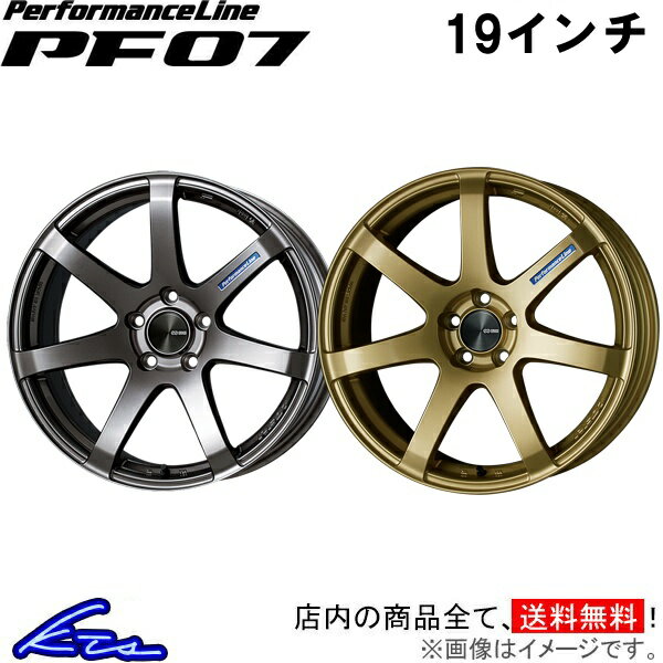 レガシィB4 BN9 アルミホイール エンケイ パフォーマンスライン PF07【19×8J 5-114 INSET45】ENKEI PerformanceLine 19インチ 5穴 114.3 45 インセット45 レガシー LEGACY 車用ホイール 1本 4本セット 1台分 一台分 1枚 4枚【店頭受取対応商品】