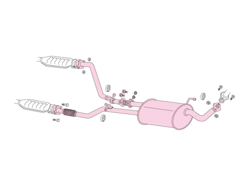 エルグランド GH-APWE50 フジツボ センターパイプ for ワゴリス【860-17838】 FUJI...