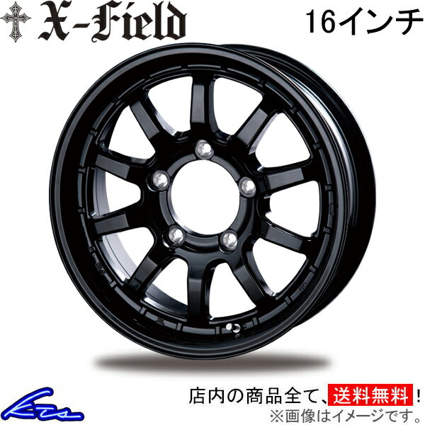 ジムニー JB23W アルミホイール インターミラノ クロスフィールドα【16×5.5J 5-139 INSET20 BK】INTER MILANO BEST ベスト X-FIELD アルファ 16インチ 5穴 139.7 +20 インセット20 Jimny 車用ホイール 1本 4本セット 1台分 一台分 1枚 4枚【店頭受取対応商品】