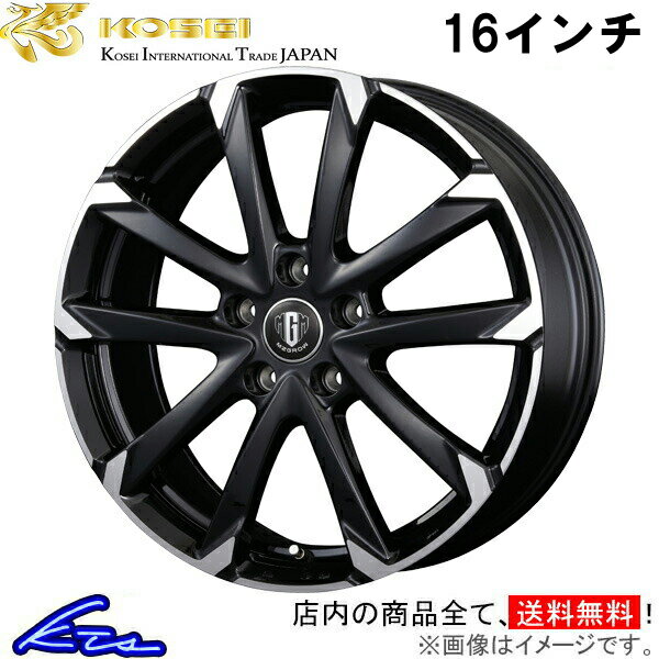 FTO DE2A DE3A アルミホイール コーセイ MZグロウ C52S K30010 KOSEI MZ-GLOW 16インチ 5穴 114.3 +40 インセット40 車用ホイール 1本 4本セット 1台分 一台分 1枚 4枚【店頭受取対応商品】