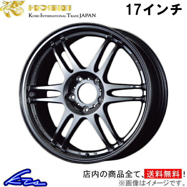 キックス P15 アルミホイール コーセイ K1レーシング .REV 10012 KOSEI K-1 Racing 17インチ 5穴 114.3 +48 インセット48 KICKS 車用ホイール 1本 4本セット 1台分 一台分 1枚 4枚【店頭受取対応商品】