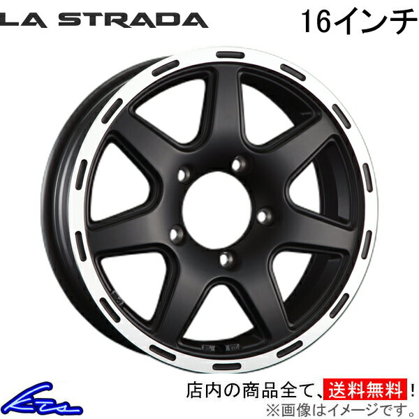 ジムニー JB23 アルミホイール ラ・ストラーダ ティラード クロス LTC655S22MBRP LA STRADA ラストラーダ TIRADO CROSS 16インチ 5穴 139.7 +22 インセット22 Jimny 車用ホイール 1本 4本セット 1台分 一台分 1枚 4枚【店頭受取対応商品】