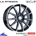 セレナ C28 アルミホイール ラ ストラーダ ティラード イオタ LOT665K48BP LA STRADA ラストラーダ TIRADO IOTA 16インチ 5穴 114.3 48 インセット48 SERENA 車用ホイール 1本 4本セット 1台分 一台分 1枚 4枚【店頭受取対応商品】