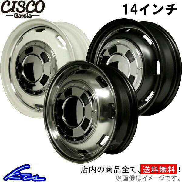 ワゴンRスマイル MX81 MX91 アルミホイール MID ガルシア シスコ【14×4.5J 4-100 INSET45】マルカサービス Garcia CISCO 14インチ 4穴 +45 インセット45 WAGON R SMILE 車用ホイール 1本 4本セット 1台分 一台分 1枚 4枚【店頭受取対応商品】
