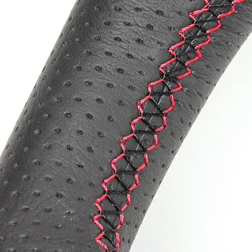 ハイエース 200系 ステアリング レアル オリジナルシリーズ H214-PBW-RD REAL ピアノブラック レッド×ブラック ユーロステッチ ラウンドシェイプ 小径 ガングリップ HIACE ハンドル【店頭受取対応商品】