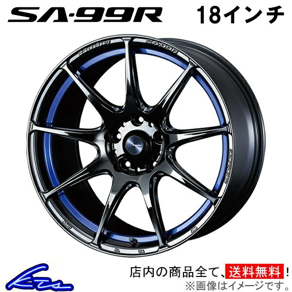 ランサーエボリューション CT9A アルミホイール ウェッズ ウェッズスポーツ SA-99R 0073915 weds ウエッズ WedsSport SA99R 18インチ 5穴 114.3 35 インセット35 ランエボ7 ランエボ8 ランエボ9 evo7 evo8 evo9 LANCER Evolution 車用ホイール 1本【店頭受取対応商品】