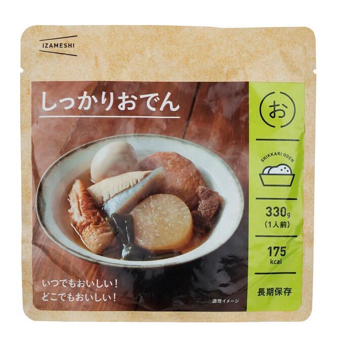 【送料無料(一部地域除く)!!】杉田エースIZAMESHI イザメシ しっかりおでん 6点（防災用品・非常食・保存食・緊急・防災・非常時・災害・対策・家庭用・アウトドア）