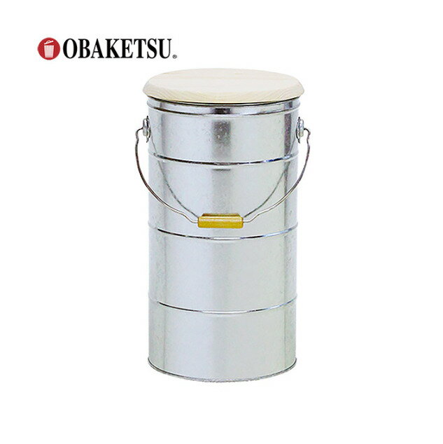 【送料無料(一部地域除く)!!】渡辺金属工業OBAKETSU[オバケツ] ライスストッカー 10kg ひのきフタ(収納・米びつ・米・キッチン収納・保存容器・缶・キッチン用品・バケツ・キッチン）