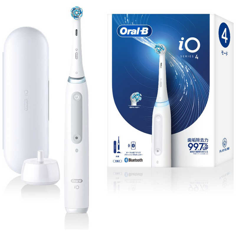 【送料無料(一部地域除く)!!】BRAUN【ブラウン】IOG41A61KWT オーラルB 電動歯ブラシ iO4 Oral-B クワイトホワイト(電動歯ブラシ・歯磨き・虫歯予防・口臭予防・歯周病予防・歯・健康・音波式・XYZ)