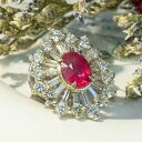 【中古】ルビー1.04ct ダイヤモンド0.91ct ペンダント PT900