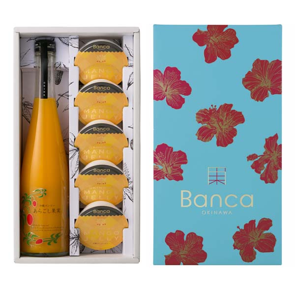 御中元 お中元 御歳暮 お歳暮 マンゴージュース マンゴーゼリー 沖縄 夏ギフト 内祝 御祝 お返し プレゼント 母の日 父の日 沖縄マンゴー トロピカルギフト ドリンク×1 ゼリー×5のサムネイル