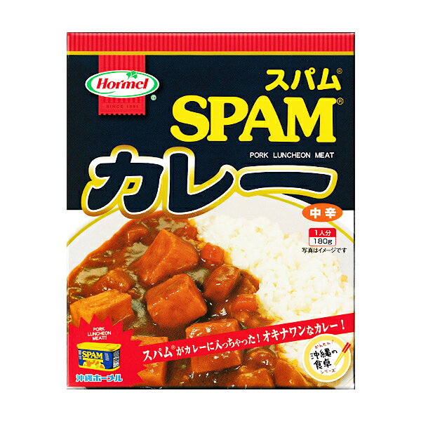 楽天スーパーSALE 10 OFF 沖縄 お土産 カレー SPAM レトルト お取り寄せ グルメ 沖縄限定【スパムカレー 1人前 180g】