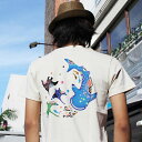 楽天琉球ガラスグラス専門店kubagasaya沖縄 Tシャツ 親子お揃い メンズ レディース ペア お土産 半袖 綿100％ コットン JAM MARKET 海の中