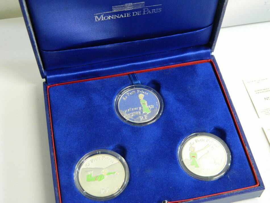 [���] ����̵�� MONNAIE DE PARIS 2007ǯ ���β��Ҥ��� ���3�糧�å� ����С� 60��ǯ��ǰ������ ��ͥɥѥ� �ץ롼�յ�ǰ��� 3�祻�å� ����������