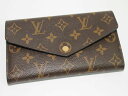 中古 送料無料 LOUIS VUITTON ポルトフォイユサラ M62235 モノグラム ローズバレリーヌ ピンク系 長財布 二つ折り長財布 レディース 女性用 ルイヴィトン USED品