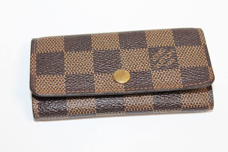 [中古] 送料無料 LOUIS VUITTON ミュルティクレ4 ダミエ エベヌ N62631 4連 キーケース 鍵入れ レディース メンズ ルイヴィトン USED品