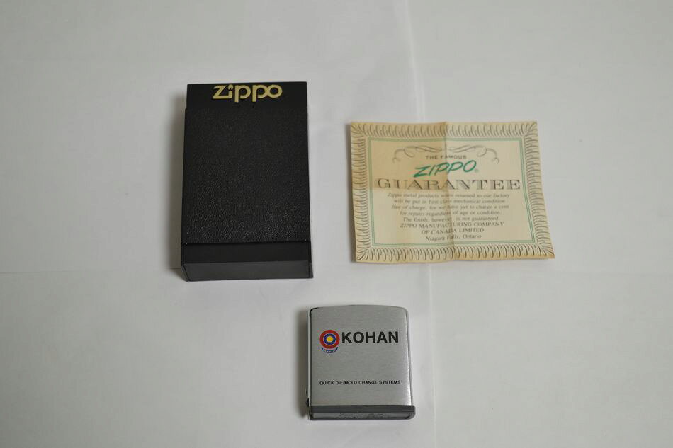 [中古] 激レア 非売品 ZIPPO社製品 KOHAN メジャー 企業ノベルティ ケース 冊子付き スケール 巻尺 計測器 ジッポ コハン 個人保管品 USED品