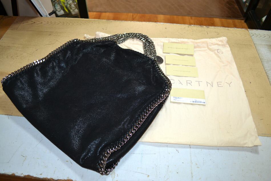 乐天商城 - [中古] STELLA McCARTNEY ファラベラチェーン トートバッグ 23487 W9132 ブラック ハンドバッグ ステラ マッカートニー USED品