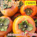【11月初旬から順次ご発送】【 次郎柿 ご家庭用 7kg 】 送料無料 地域厳選 三重県 愛知県 等 次郎柿 秋 柿 約 7kg 前後 大きさおまかせ 大きさ おまかせ 訳あり ご家庭用 柿 カキ ご自宅用 果物 くだもの フルーツ 敬老の日 ギフト プレゼント 訳アリ
