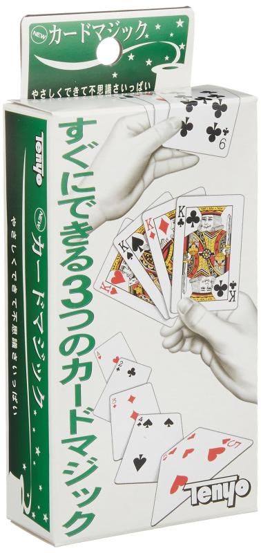 テンヨー(Tenyo) 手品 マジック 3種類トランプを使ったマジック NEWカードマジック 初心者向け 6歳以上 日本製
