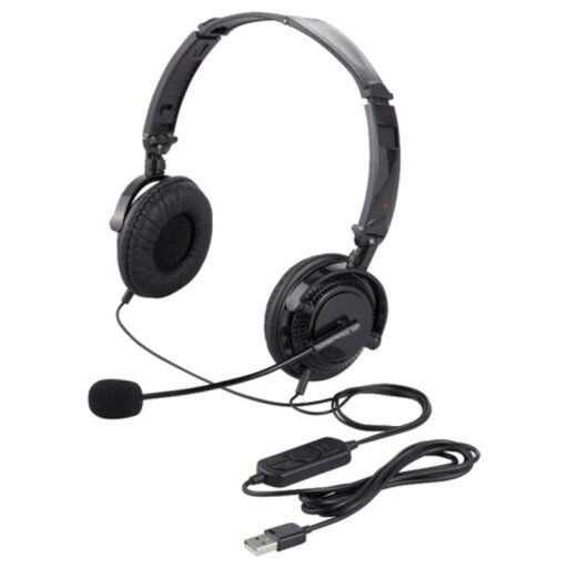 バッファロー BUFFALO 両耳ヘッドバンド式ヘッドセット USB接続/折りたたみタイプ ブラック BSHSUH13BK バッファロー BUFFALO 両耳ヘッドバンド式ヘッドセット USB接続/折りたたみタイプ ブラック BSHSUH13BK