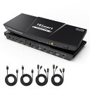 TESmart KVMスイッチ DisPlayPort+HDMI 2入力2出力 KVM(2)