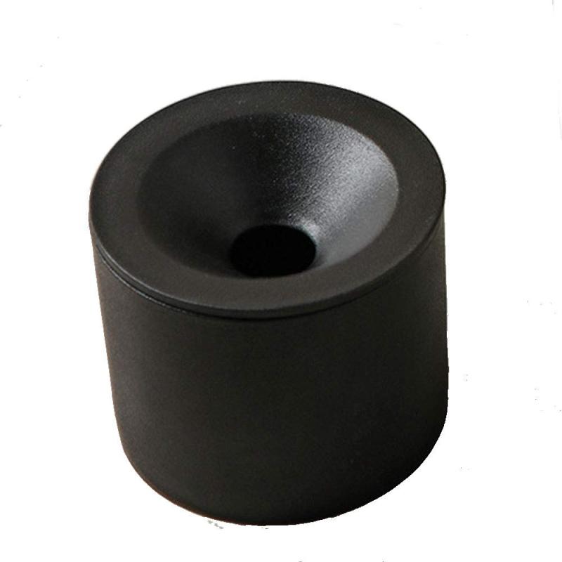 MYHYLDZ 灰皿 ふた付き 大容量 おしゃれセラミック灰皿 蓋付き はいざら (円型) (ブラック)のサムネイル