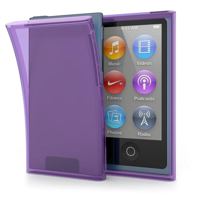 kwmobile Apple iPod Nano 7対応 ケース - カバー TPUシリコン 耐衝撃 透明 スリム...