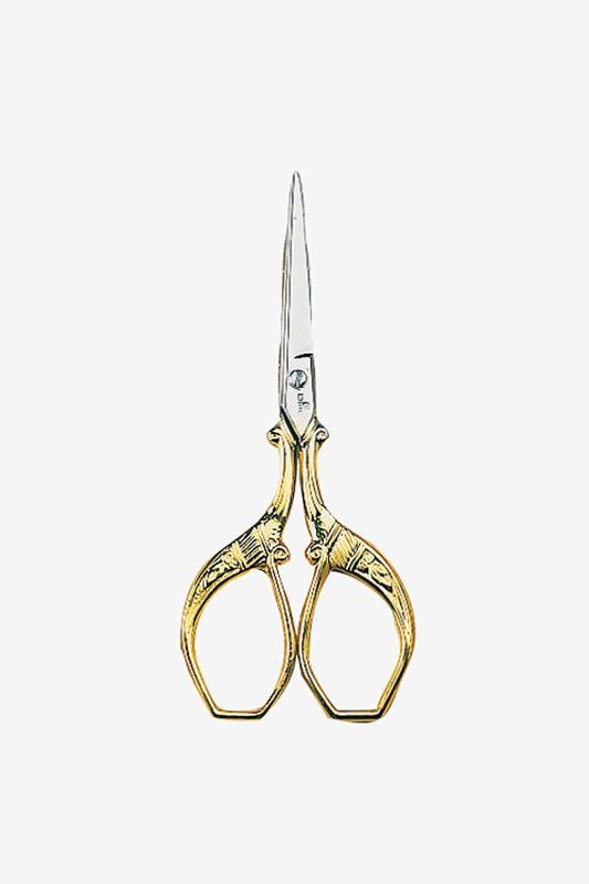 DMC 手芸 糸切り ハサミ クジャク モチーフ 長さ9.5cm×幅4cm 収納 用 ビニール ケース 付き U1039