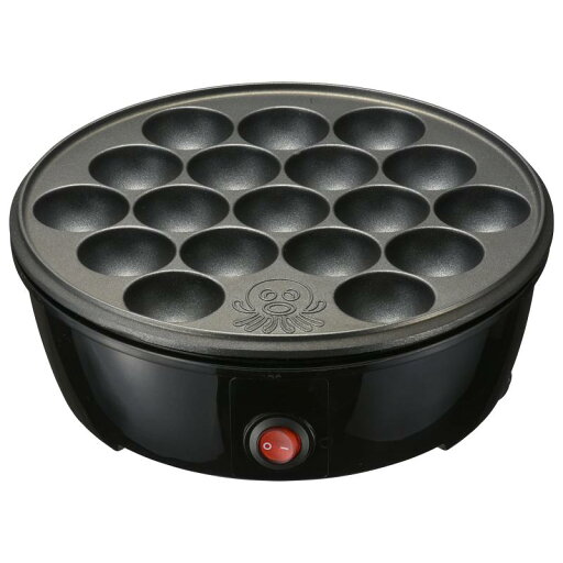 オーム電機 たこやき器 たこ焼き器 卓上 フッ素樹脂加工プレート 18個焼き ブラック COK-E-T65-AH-K 08-3291 OHM オーム電機 たこやき器 たこ焼き器 卓上 フッ素樹脂加工プレート 18個焼き ブラック COK-E-T65-AH-K 08-3291 OHM