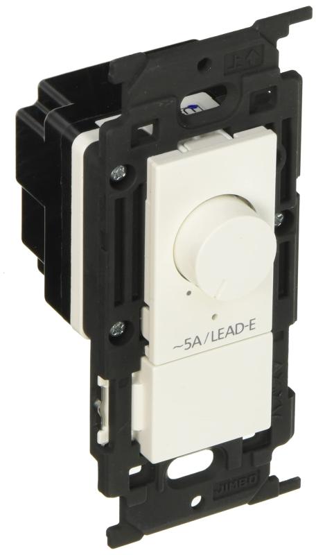 神保電器/NKWライトコントロール 正位相制御方式埋込ライトコントロール ピュアホワイト NKW-RLE5S0 PW