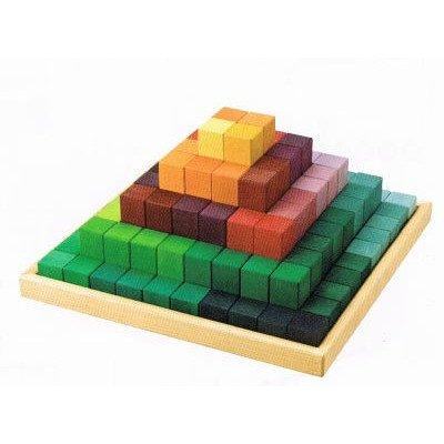 グリムス にじのステップブロック 木のおもちゃ 積木 グリムス にじのステップブロック 木のおもちゃ 積木