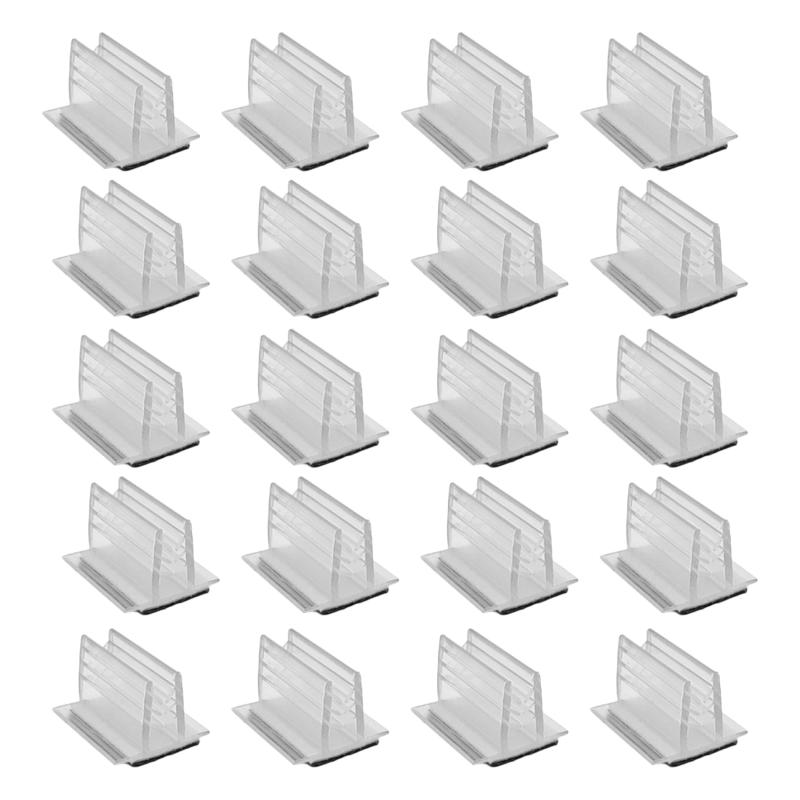 HAMILO アクリル板スタンド パーテーション 衝立 台座 粘着スポンジ 20個セット