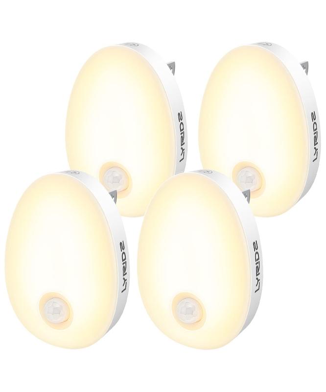 LYRIDZ LEDセンサーライト コンセント式 足元灯 常夜灯 人感センサー