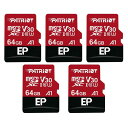 Patriot 64GB A1 / V30 Micro SD Card for Android Phones and Tablets, 4K Video Rec...