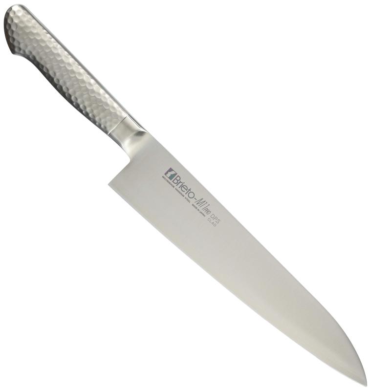片岡製作所 牛刀庖丁 シルバー 240mm 日本製 Brieto-M11pro D.P.S CLAD モリブデン・バナジウム鋼 割込..