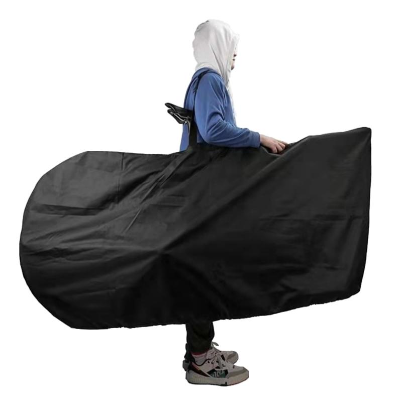 Susire 輪行袋 横型 前輪のみ外すタイプ 26インチ 700c以下 ロードバイク クロスバイク マウンテンバイク 軽量 防水 自転車保管袋 肩掛け