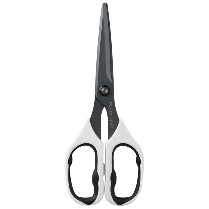 ソニック はさみ メガサクプロ ハサミ フッ素コート 白 CU-221-W