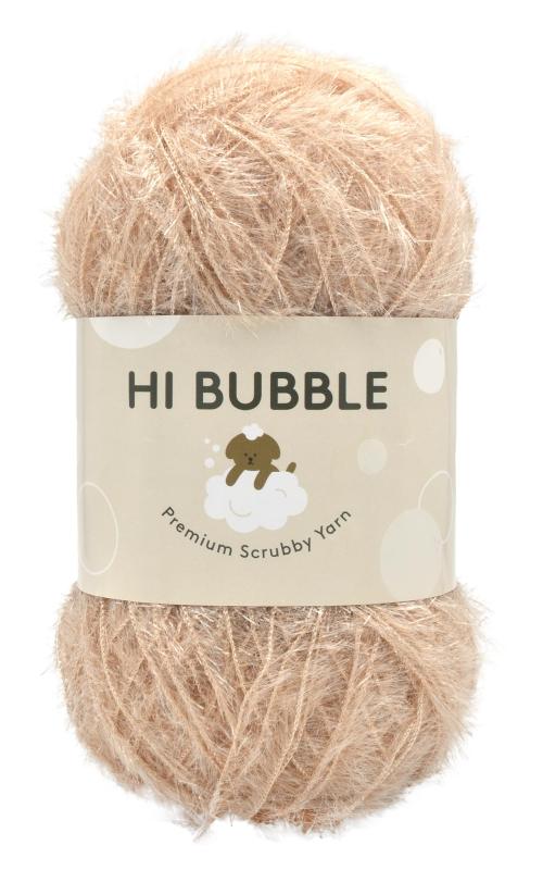 Other - NASKA 手編み毛糸 ハイバブル (HI BUBBLE) 並太 タイプ Col.4 ベージュ 系 90g約215m 4玉セット NSB-1