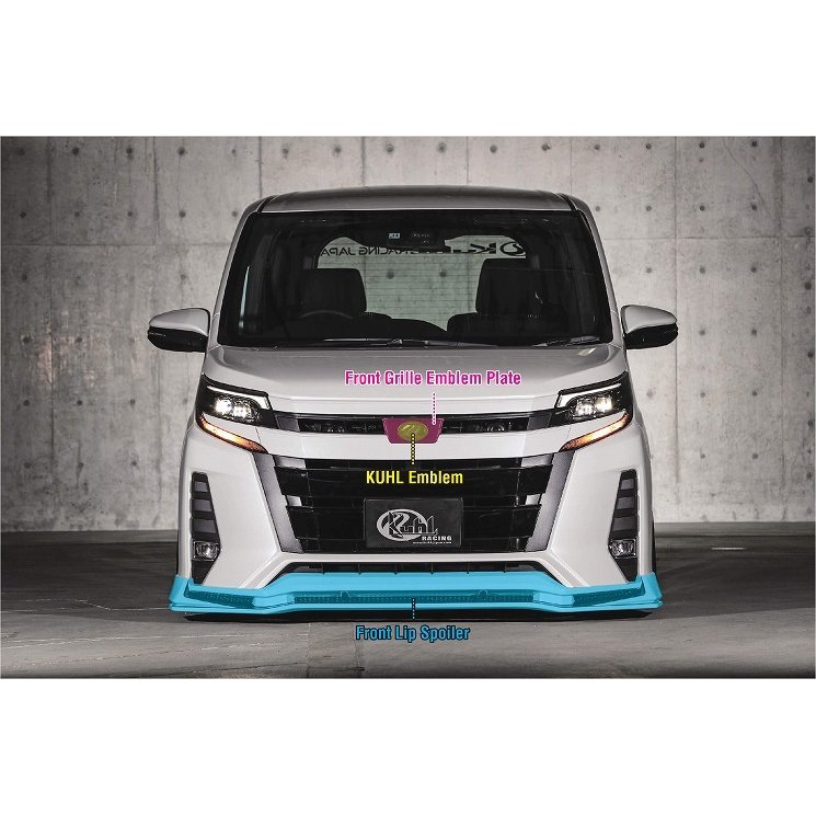 KUHL RACING 80N-SS フロントグリルエンブレムベースプレート 80系 NOAH 後期 対応 TOYOTA 社外エアロパーツ FRP素材 クールレーシング