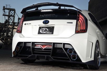 KUHL RACING 30R-GT リアバンパー専用 マフラーカッター 30プリウス 後期 社外エアロパーツ FRP素材 クールレーシング