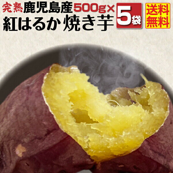 焼き芋 冷凍 紅はるか 冷やし焼き芋 鹿児島県産 Aランク 完熟紅はるか焼き芋 2.5kg（500g×5袋） 送料無料 クールのサムネイル