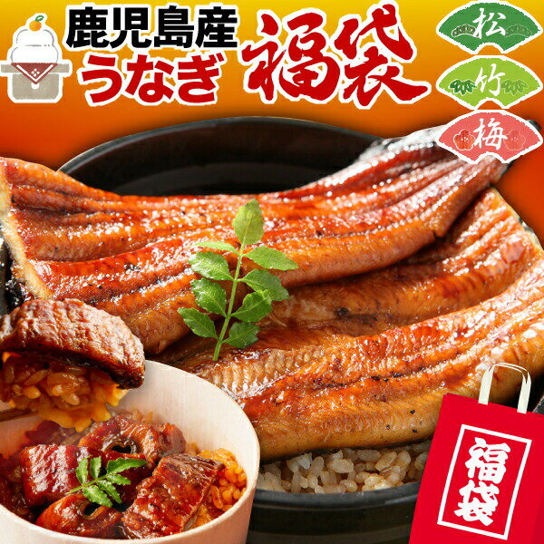 福袋 食品 2025 くいしんぼう福袋 どっさり鰻三昧セット 松・竹・梅 3種から選べる！うなぎ蒲焼福袋 きざみ・カット蒲焼 長蒲焼 うなぎおこわ クール便 送料無料のサムネイル