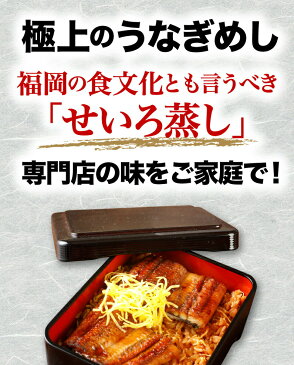 うなぎめし せいろ蒸し仕立て 8食 鹿児島県産うなぎ 佐賀県産特別栽培米使用 山椒付き ご家庭用 佐賀県産米 夢しずく 簡単調理 クール便 送料無料