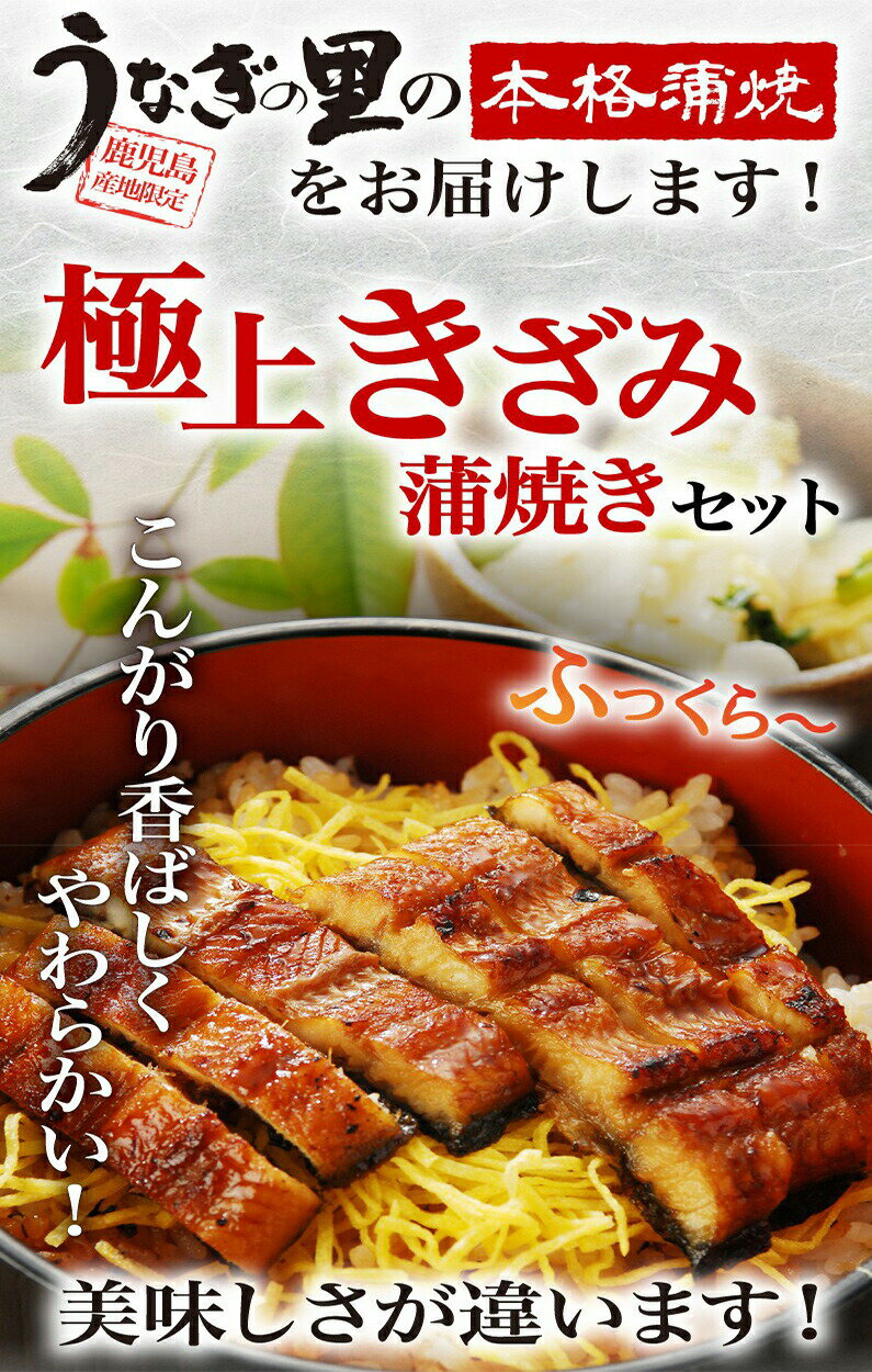 ポイント10倍 敬老の日 ギフト うなぎ 蒲焼き 国産 魚介 ギフト 海鮮 鹿児島産 きざみ蒲焼き5食セット うなぎの里 送料無料 お誕生日 内祝い プレゼント （鰻　ウナギ） クール