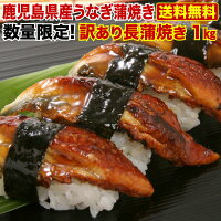 うなぎ 国産 食品・フード 訳あり 1kg 蒲焼き 送料無料 ご家庭用 鹿児島産 夏バテ タレ山椒付 クール